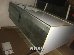 Glass STORE RETAIL Display Case Fixture Furniture USED decent condition 60x18