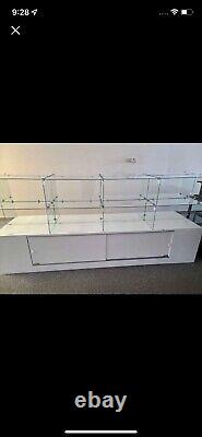 Glass store display stand