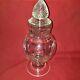 Globe Candy Jar With Cone Lid Country Drug Store Display Counter Apothecary Glass