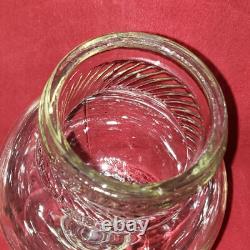 Globe Candy Jar with Cone Lid Country Drug Store Display Counter Apothecary Glass