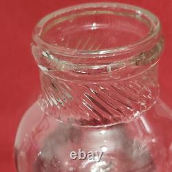 Globe Candy Jar with Cone Lid Country Drug Store Display Counter Apothecary Glass