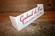 Goubaud De Paris Vintage Acrylic Store Sign Display Advertising Lucite Cosmetics