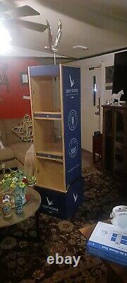 Grey Goose Glass Door Liquor Cabinet