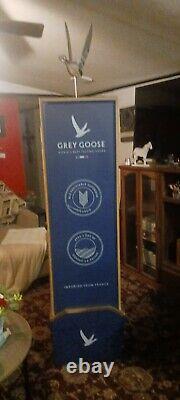 Grey Goose Glass Door Liquor Cabinet