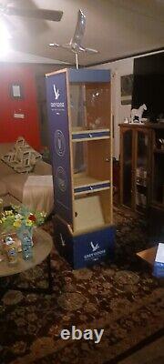 Grey Goose Glass Door Liquor Cabinet