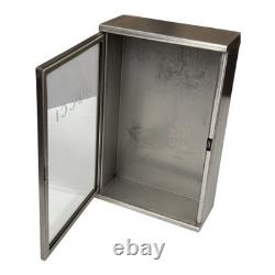 Gucci Made in Italy glass and stainless steel retail store counter display case