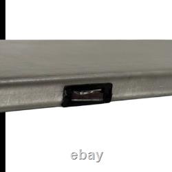 Gucci Made in Italy glass and stainless steel retail store counter display case