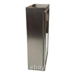 Gucci Made in Italy glass and stainless steel retail store counter display case