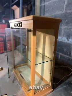 Gucci Vintage Display Peice Rare In Good Condition With Interior Lighting