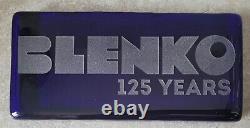 HTF Blenko Cobalt BLUE Glass Slab STORE DISPLAY Advertising Dealer Display Sign