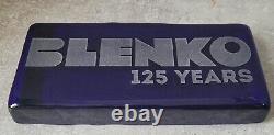 HTF Blenko Cobalt BLUE Glass Slab STORE DISPLAY Advertising Dealer Display Sign