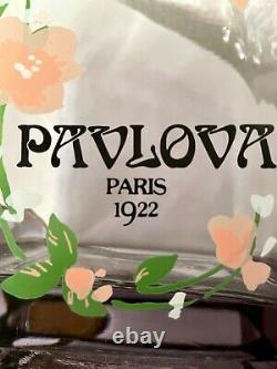HUGE 11 3/4 PAVLOVA Paris 1922 Factice Dummy Store Display Perfume Glass Bottle