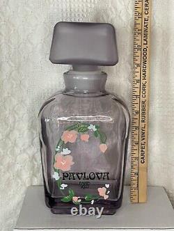 HUGE 11 3/4 PAVLOVA Paris 1922 Factice Dummy Store Display Perfume Glass Bottle