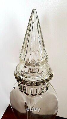 HUGE Antique 1800s Tiffin Dakota Apothecary Glass Candy Jar Store Display 26