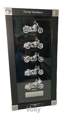 Harley-Davidson 3D Store Display-Wood & Glass Motorcycles In The 1990's- 25x12