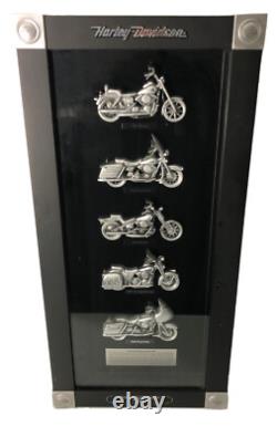 Harley-Davidson 3D Store Display-Wood & Glass Motorcycles In The 1990's- 25x12
