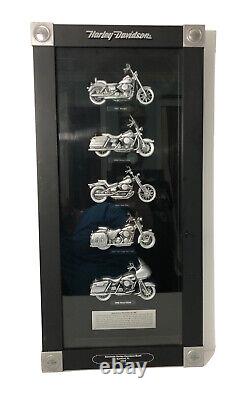Harley-Davidson 3D Store Display-Wood & Glass Motorcycles In The 1990's- 25x12