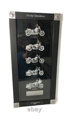 Harley-Davidson 3D Store Display-Wood & Glass Motorcycles In The 1990's- 25x12