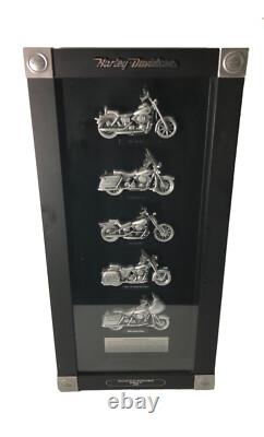 Harley-Davidson 3D Store Display-Wood & Glass Motorcycles In The 1990's- 25x12