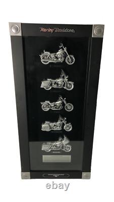 Harley-Davidson 3D Store Display-Wood & Glass Motorcycles In The 1990's- 25x12
