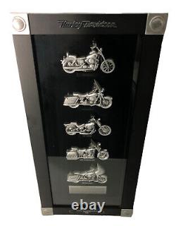 Harley-Davidson 3D Store Display-Wood & Glass Motorcycles In The 1990's- 25x12