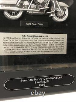 Harley-Davidson 3D Store Display-Wood & Glass Motorcycles In The 1990's- 25x12