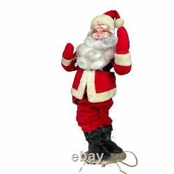 Harold Gale Mechanical Santa Window Store Christmas Display Works 34 Tall