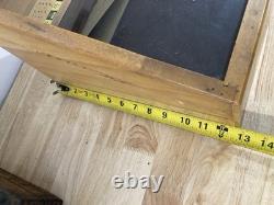 Henry L. Hanson Ace Taps Dies Countertop Sales Display Case Worcester wood glass