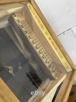 Henry L. Hanson Ace Taps Dies Countertop Sales Display Case Worcester wood glass