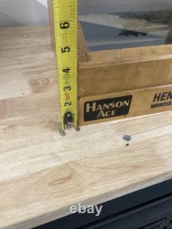 Henry L. Hanson Ace Taps Dies Countertop Sales Display Case Worcester wood glass