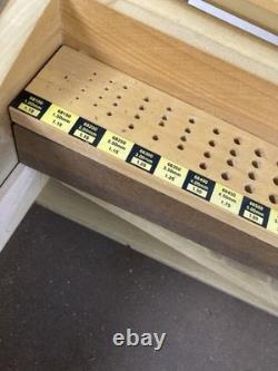 Henry L. Hanson Ace Taps Dies Countertop Sales Display Case Worcester wood glass