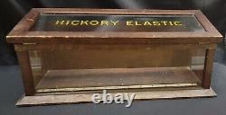 Hickory Elastic Counter Top Wood & Glass Display case by Stein & Co NY Chicago