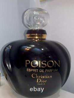 Huge Vintage Christian Dior POISON Factice Store Display Glass Bottle