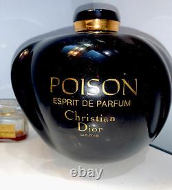 Huge Vintage Christian Dior POISON Factice Store Display Glass Bottle