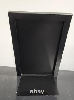 Industrial Steel frame black tubular Glass MIRROR Vanity Try On Shoe 18 T heavy