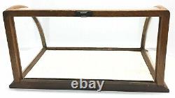 J. Riswig 208&210 Randolphst Chewing Gum Curved Glass Store Display Case Antique