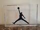 Jordan Jumpman Nike Air Store Display Lucite 11 X 7.25 Sign Dunk Logo