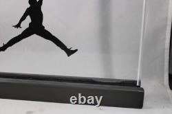 JORDAN Jumpman Nike Air Store Display Lucite 11 x 7.25 Sign Dunk Logo w Base