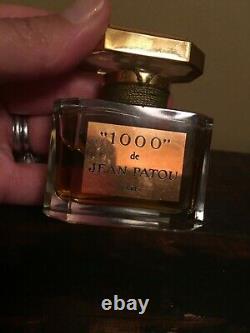 Jean Patou 1000 Perfume Factice Bottle Glass Dummy Store Display Vintage