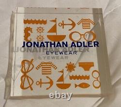 Jonathan Adler Eyewear Glasses Sunglasses Store Display Case withAccessories Rare