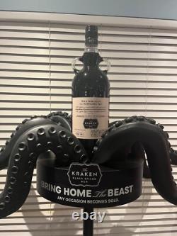 Kraken Rum Octopus Store Display withEmpty Prop Bottle New in Box Man Cave RARE