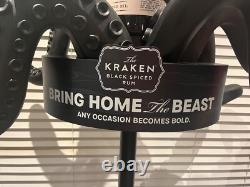 Kraken Rum Octopus Store Display withEmpty Prop Bottle New in Box Man Cave RARE