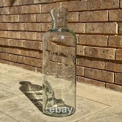 LARGE 20 Coca-Cola Coke Clear Glass Bottle HUGE Store Display Bank OVERSIZED