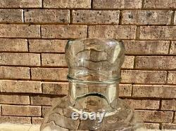 LARGE 20 Coca-Cola Coke Clear Glass Bottle HUGE Store Display Bank OVERSIZED