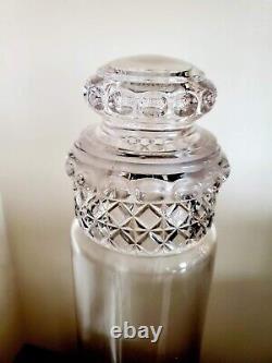 LARGE Antique 1800s Tiffin Dakota Apothecary Glass Candy Jar Store Display 24