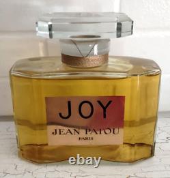 LARGE JOY Jean Patou Factice Dummy Store Display Glass Bottle Made In France