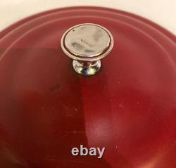 Lance Glass Jar 8-Sided 12 Advertising Countertop Store Display Red Metal Lid