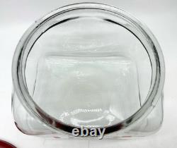 Lance Store Counter Jar with Logo & Lid Display Snacks Cookie Candy Rectangle VG