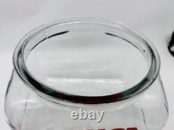 Lance Store Counter Jar with Logo & Lid Display Snacks Cookie Candy Rectangle VG