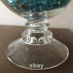 Large 15 Tiffin Dakota Apothecary Glass Candy Jar Store Display Great Condition